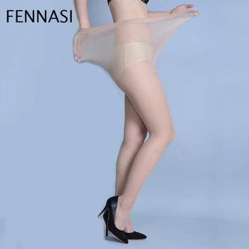 FENNASI Plus Dimensiune Chilot Sexy Femei de Mari Dimensiuni Dresuri Ciorapi de dama Lady Chilot Talie Mare Plus Picioare Dresuri Transparente