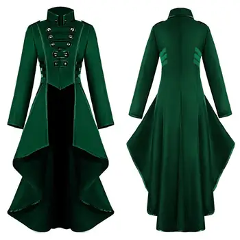 Femeile Medievale Victorian Costum Frac Frac Gotic Steampunk Șanț VD1984 Neregulate Tiv Vintage Rochie Costum Haina 0