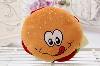 [ Funny ] 40cm moale hamburger perna de uz casnic act rolul ofing este gustat super minunat cadou creativ pături capricios Copil jucărie