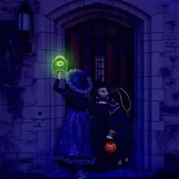 Halloween Clopot Ușă Animate Ocular Clopot Ușă Decor Afara Înfricoșător Aprinde Vrăjitoare Propunerii Pentru Petrecere Casa Bantuita De Rotație Ochii