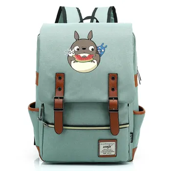 Hot Anime Kawaii Totoro Băieți Fete Copii Școlară A Elevului Cartea Saci De Adolescenți Panza Femei Borseta Barbati Laptop Rucsac De Călătorie