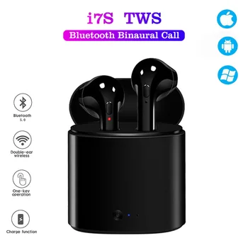 I7s TWS Căști fără Fir Bluetooth 5.0 Căști Stereo In-Ear Sport Handsfree Căști Cu Microfon de Încărcare Cutie Pentru Telefoane Inteligente 3