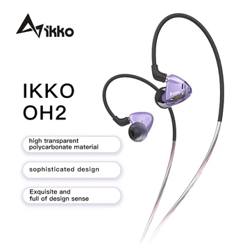 IKKO Opal-OH2 IEM Dinamic Căști Căști in-ear Monitor Căști HIFI set de Căști de Înaltă Calitate, Detașabile MMCX Cablu Standard