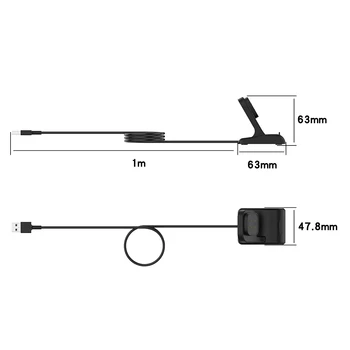 Incarcator USB pentru Fitbit-Versa 3/Fitbit Sens Cablu de Încărcare Stație de Andocare Adaptor de Alimentare Ceas Inteligent de Încărcare Cablu de Sârmă Accesorii