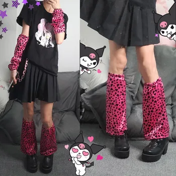 Japonez Harajuku Femei Picior Cald Punk Stil Gotic Y2k Picior Acoperi Streetwear Fata Dulce Drăguț Chic Kawaii Dantela Șosete Lungi