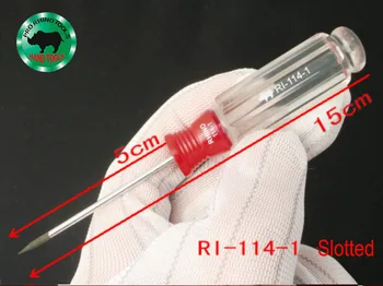 Japonia RHINO Instrumente de Reparații RI-114-1 2.0 mm Șurubelniță Oțel Carbon de Înaltă Precizie Magnetice Pentru Repararea Mobil