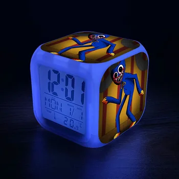 Jocul Poppy Redare Huggy Wuggy Ceasuri de Alarmă Copii Studenți LED-uri Colorate Digital de Birou Ceasuri cu Data de Băieți Fete Copii Cadouri