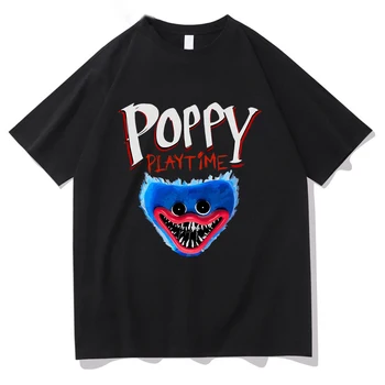 Jocul Poppy Redare T Camasa Barbati de Moda pentru Femei din Bumbac tricou Copii Hip Hop Topuri wuggy huggy Teuri Băiat Camisetas Hombre Fata Tricou 0