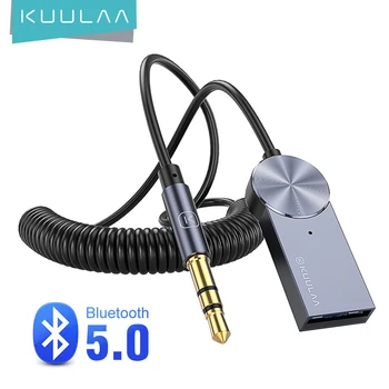KUULAA Bluetooth 5.0 Receptor Wireless USB Adaptor Difuzor Căști de 3,5 3.5 mm Jack Aux Audio Muzica Transmițător Bluetooth 0