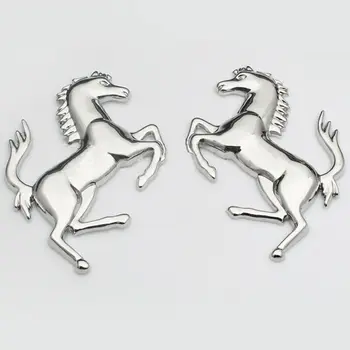 Logo-ul 3D Aliaj de Zinc Metal Cal Emblema Autocolant insigna Emblema Decal Pentru Ford Ferrari Masina Fereastră a Corpului Barei de protecție Autocolant auto-styling
