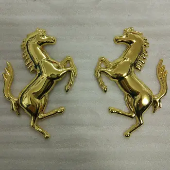 Logo-ul 3D Aliaj de Zinc Metal Cal Emblema Autocolant insigna Emblema Decal Pentru Ford Ferrari Masina Fereastră a Corpului Barei de protecție Autocolant auto-styling 3