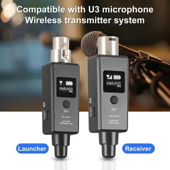 Microfon Wireless Adaptor USB de Încărcare U3 Microfon fără Fir de Sistem Transmițător Receptor pentru Mixer Audio 5