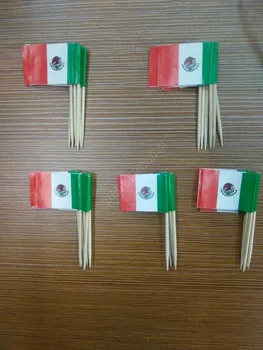 Mini Mexic Pavilion 50Pcs Hârtie Alimentare Ponturi Cină Tort Scobitori Decorare Cupcake Cocktail de Fructe Bastoane Consumabile Partid