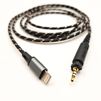 Nailon Cablu audio Pentru Shure SRH840 SRH940 SRH440 SRH750DJ CASTI se POTRIVESC iPhone
