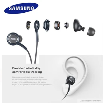 Noile Căști Samsung EO-IG955 3.5 mm In-ear Cască de Sârmă pentru AKG Samsung Galaxy S8 s9 S10 Smartphone-ul pentru căști