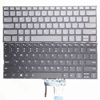 Nou, Original, Pentru Lenovo V720-14 7000-13 K42-80 K43-80 720S-14 V530S 6-14IKB Tastatura Laptop NE Gri&Negru Cu iluminare din spate