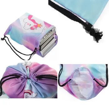 Noua Moda Cordon Pungi De Cadou De Halloween Candy Bag Rece Unisex Softback Geanta Rose Skull Print Rucsac Portabil Sac De Depozitare 1