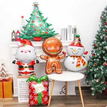 Om de zăpadă Moș Crăciun de Crăciun, Baloane Folie Decoratiuni de Craciun pentru Casa 2021 Ornamente de Crăciun Globos Navidad Anul Nou 2022