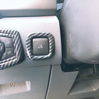 Pentru Ford RANGER-2020 Fibra de Carbon de Culoare Masina din Spate Boot Comutator de Lumină Cadru Acoperă Accesoriile Auto de Interior Decorative