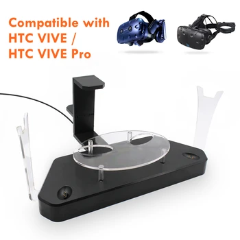 Pentru HTC VIVE/VIVE Pro Rapid de Încărcare Stație de Andocare Titularul VR, Casca de Realitate Virtuală Cască Display Stand pentru VIVE Pro Accesorii 2