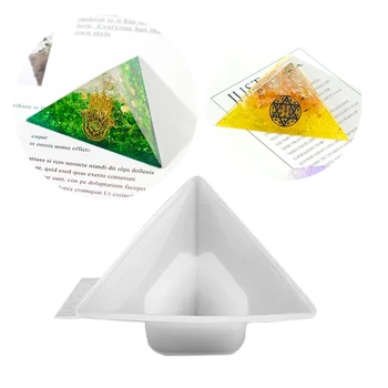 Piramida Rășină Mulaj Silicon Forma de Piramida Mucegai Silicon Trigon Mucegai Instrumente de Ambarcațiuni AXYD