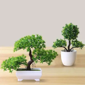 Plante Artificiale Flori Artificiale Decor Acasă Copac Bonsai Plantă În Ghiveci De Flori False Ghiveci Ornament Pentru Acasă Grădină Cameră Decor