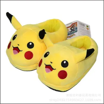 Pokemon Plush Bumbac Papuci De Casă Pikachu Charmander Gengar Snorlax Jolteon Vaporeon Anime Kawaii Pluș Pantofi Copii Cadouri De Craciun