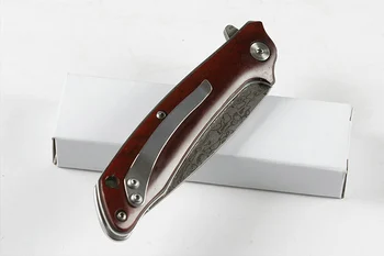 Produs nou cuțit ascuțit de oțel Damasc importurile de fierărie instrument de colectare cuțit pliere cuțit în aer liber de auto-apărare cuțit