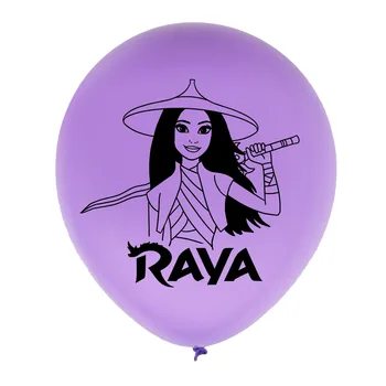Raya și Ultimul Dragon Balon Latex Tema Banner Ziua de nastere Baloane pentru Petrecere de Aniversare pentru Copii Decor Petrecere Copil de Dus Baloane