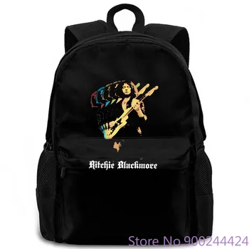 Ritchie Blackmore Solo de Chitara de Imprimare femei barbati rucsac laptop călătorie școală adult student 4