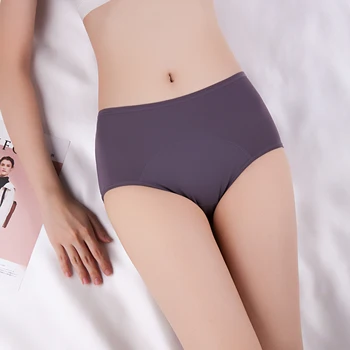 Scurgere Dovada Menstrual Chilotei Fiziologice Pantaloni Femei Lenjerie De Corp Perioada De Bumbac Rezistent La Apa Slip Plus Dimensiunea Lenjerie De Sex Feminin