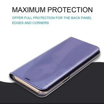 Smart Mirror Telefon Caz pentru Xiaomi Redmi Nota 10 Pro Max Nota 10 5G 10S 10Pro 10 Lite Magnetic Wallet Flip Cover Funda saci 0