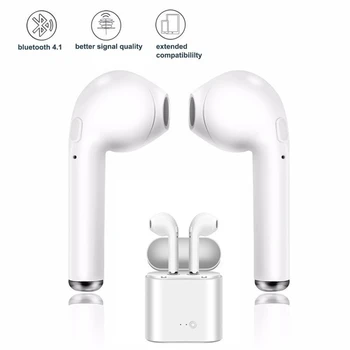 Sport Aer I7s TWS Bluetooth 5.0 Căști fără Fir, Căști Stereo de afaceri Impermeabil Căștile In-ear Headset cu Microfon