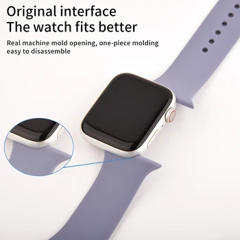 Sport Curea pentru Apple Watch Band Seria 6 1 2 3 4 5 SE silicon pentru Iwatch 5 38mm Curea 40mm wirst curea Inteligent Cauciuc Watchband