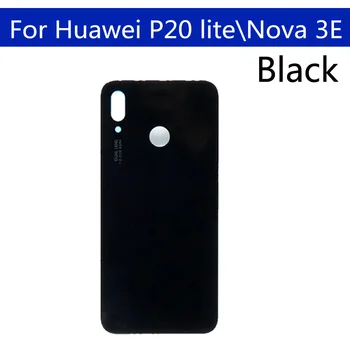 Sticla din spate Pentru Huawei-P20 Lite Baterie Capac Spate Înlocuire Pentru Nova 3E / P20 Lite Locuințe Șasiu Coajă de înlocuire
