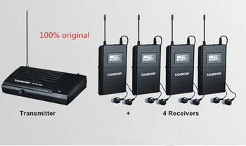 TAKSTAR UHF Wireless În Ureche Etapă a Sistemului de monitorizare În Ureche Etapă Wireless Sistem de monitorizare 4 Receptor + 1 Transmițător WPM-200