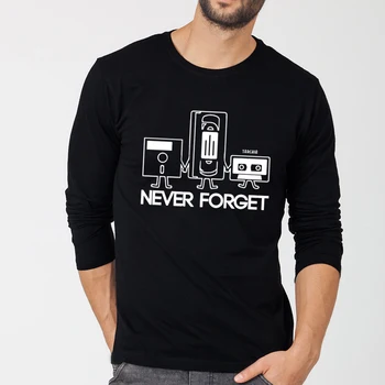 TARCHIA Uita Niciodată Brand Eur Dimensiunea Livrare Gratuita Lungă Maneca Tee de Imprimare pentru Bărbați T-Shirt din Bumbac Supradimensionate 2022 Plus Homme 3