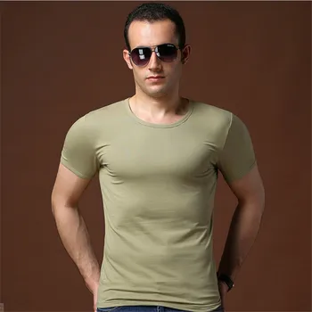 TBAIYE 2018 Top Brand de Moda Mens T-Shirt pentru Bărbați Fitness wicking respirabil O-Neck T Camasa Slim Culoare solidă tricou Om Tees 3
