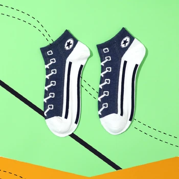Tendința Femei Șosete Street Skate Pantofi Model Scurt șosete pentru fete de Vara Respirabil Moda Siret Glezna Șosete Neutru Cuplu