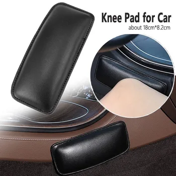 Universal Piele Genunchi Pad pentru Interior Auto Perna Elastic Confortabil Perna Picior Pad Coapsa de Sprijin Negru/bej Accesorii Auto 2