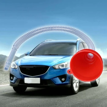 Universal Vehicul Cu Motor Plastic Umple Pâlnia Moale Conducta De Petrol Tub 0