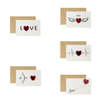 Vedere de dragoste de Ziua Îndrăgostiților Invitatie de Nunta Felicitari cu Plic invitatiile de Nunta Card Cadou Romantic Scrisoare