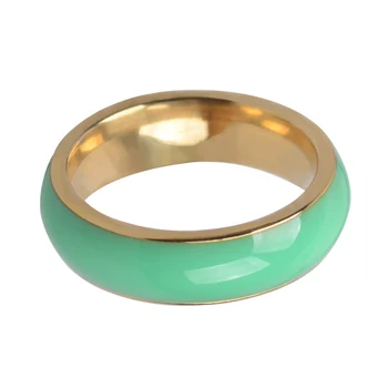 Verde Simplu Faux Bărbați Deget Inelul De Logodna Bijuterii Accesorii Cadou