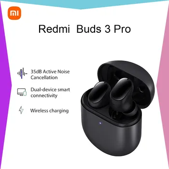 Versiune globală Original căști Xiaomi Redmi Muguri de 3 TWS Pro cască fără fir Bluetooth 35dB de reducere a zgomotului Redmi Airdots 3 Pro 0