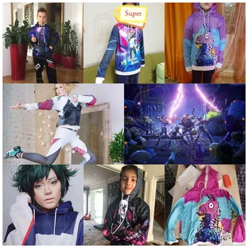 Victoria Battle Royale Streetwear Hanorac cu glugă Erou Fortnite Anime Cadou de Ziua Băieți Fete 3D Hanorac cu glugă Joc de Copii 0