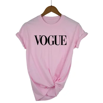 Vogue Scrisoare Print T Camasa Femei Maneca Scurta O Vrac Gât Roșu Tricou De Vară 2020 Femei Tricou Topuri Camisetas Mujer 1