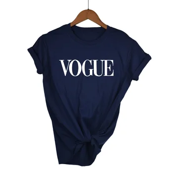 Vogue Scrisoare Print T Camasa Femei Maneca Scurta O Vrac Gât Roșu Tricou De Vară 2020 Femei Tricou Topuri Camisetas Mujer 2