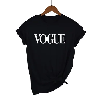 Vogue Scrisoare Print T Camasa Femei Maneca Scurta O Vrac Gât Roșu Tricou De Vară 2020 Femei Tricou Topuri Camisetas Mujer 3