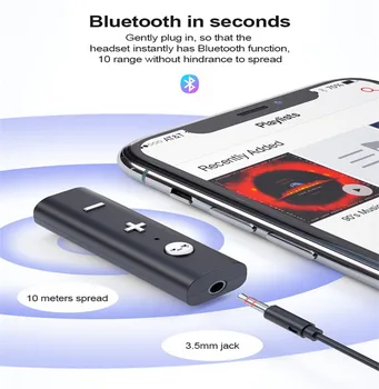 Wireless Bluetooth 5.0 Receptor Transmițător Adaptor de 3,5 mm Jack Pentru Adaptor Bluetooth Aux Audio Muzica Transmițător Pentru Căști