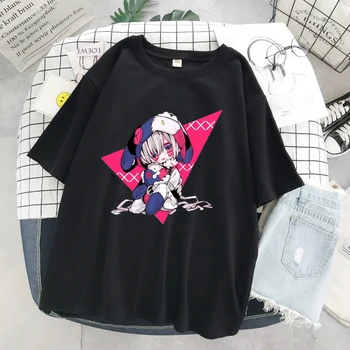 Y2k topuri Grafic t shirt Vara Plus Dimensiune Tricouri Femei Haine Anime Gothic tee Harajuku Estetic Moda coreeană Tricou